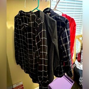 6 Button up dress shirts for the price if one